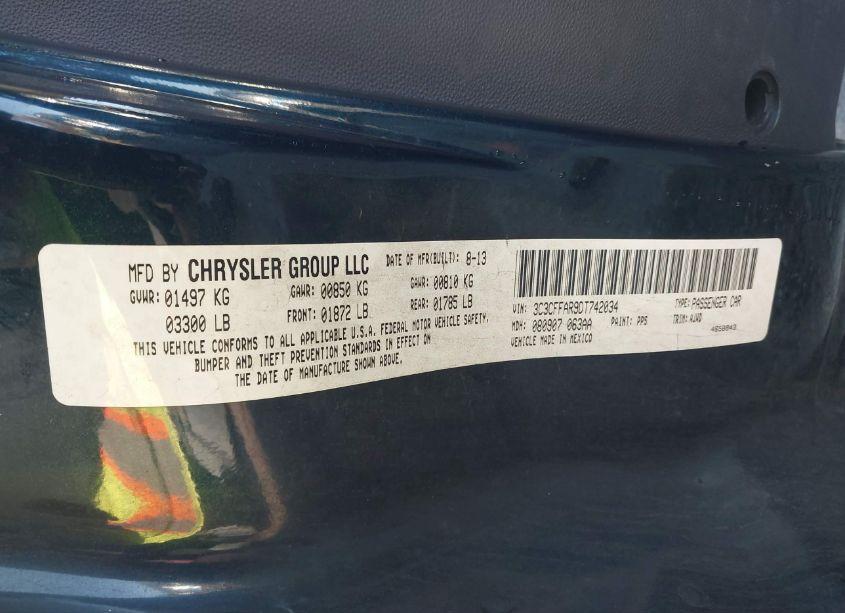 Photo 9 of 2013 Fiat 500 POP (VIN 3C3CFFAR9DT742034)