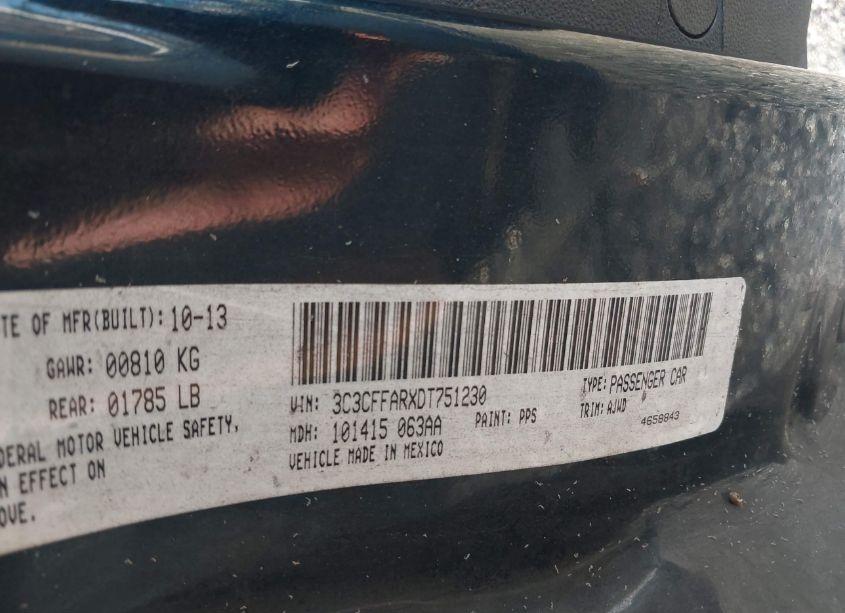 Photo 9 of 2013 Fiat 500 POP (VIN 3C3CFFARXDT751230)