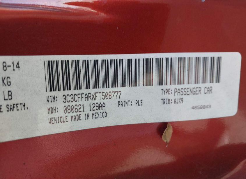 Photo 9 of 2015 Fiat 500 POP (VIN 3C3CFFARXFT508777)