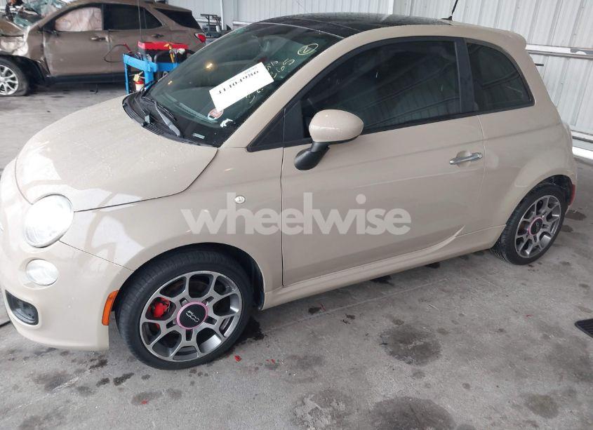 Photo 2 of 2012 Fiat 500 SPORT (VIN 3C3CFFBR1CT110349)