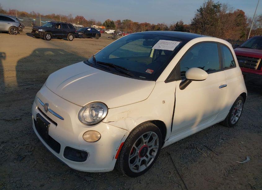 Photo 2 of 2012 Fiat 500 SPORT (VIN 3C3CFFBR1CT125868)