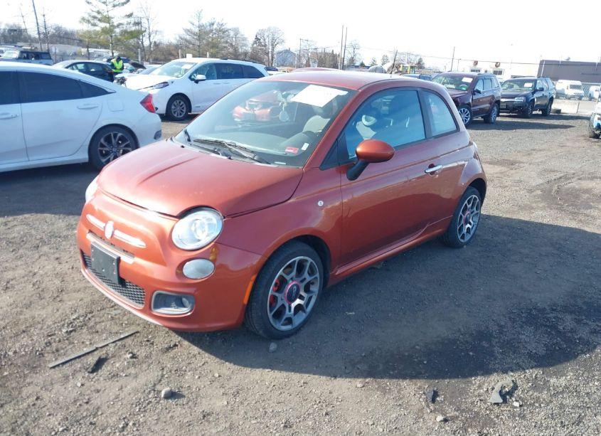 Photo 2 of 2012 Fiat 500 SPORT (VIN 3C3CFFBR1CT381329)