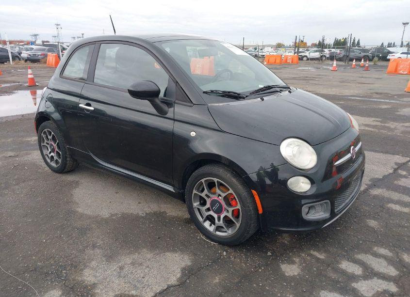 2012 Fiat 500 SPORT (VIN 3C3CFFBR6CT100500) main photo