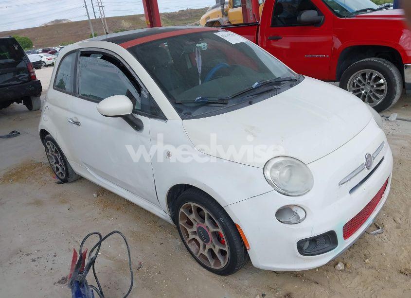2013 Fiat 500 SPORT (VIN 3C3CFFBR6DT554585) main photo