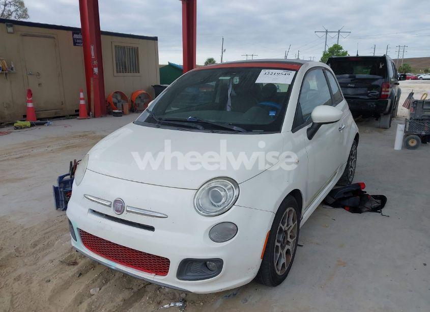 Photo 2 of 2013 Fiat 500 SPORT (VIN 3C3CFFBR6DT554585)