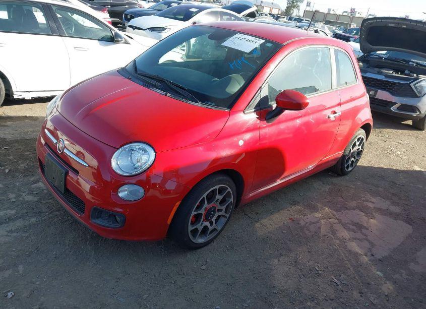 Photo 2 of 2013 Fiat 500 SPORT (VIN 3C3CFFBR6DT740773)