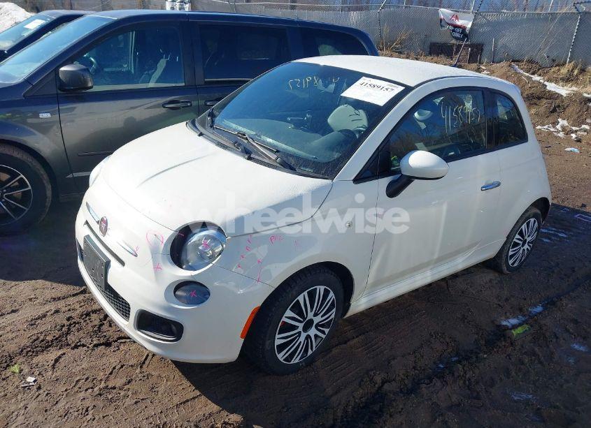 Photo 2 of 2013 Fiat 500 SPORT (VIN 3C3CFFBR6DT750462)