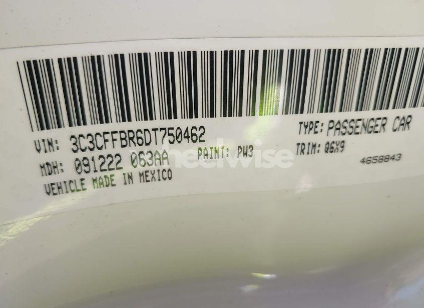 Photo 9 of 2013 Fiat 500 SPORT (VIN 3C3CFFBR6DT750462)