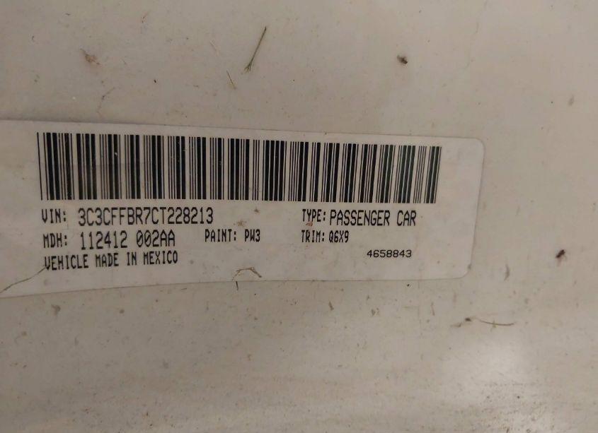 Photo 9 of 2012 Fiat 500 SPORT (VIN 3C3CFFBR7CT228213)