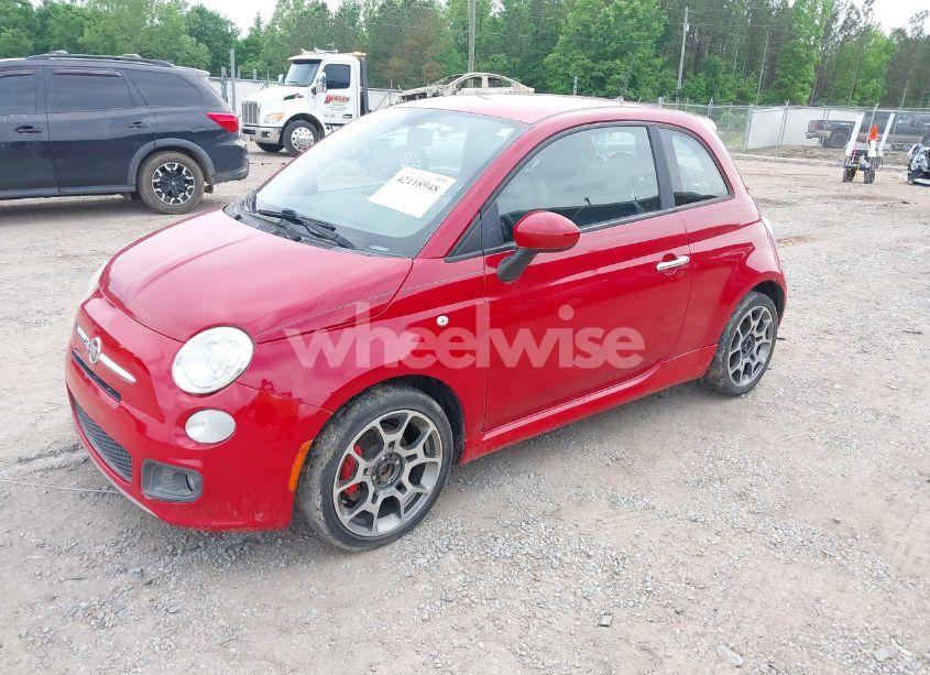 Photo 2 of 2013 Fiat 500 SPORT (VIN 3C3CFFBR7DT628385)