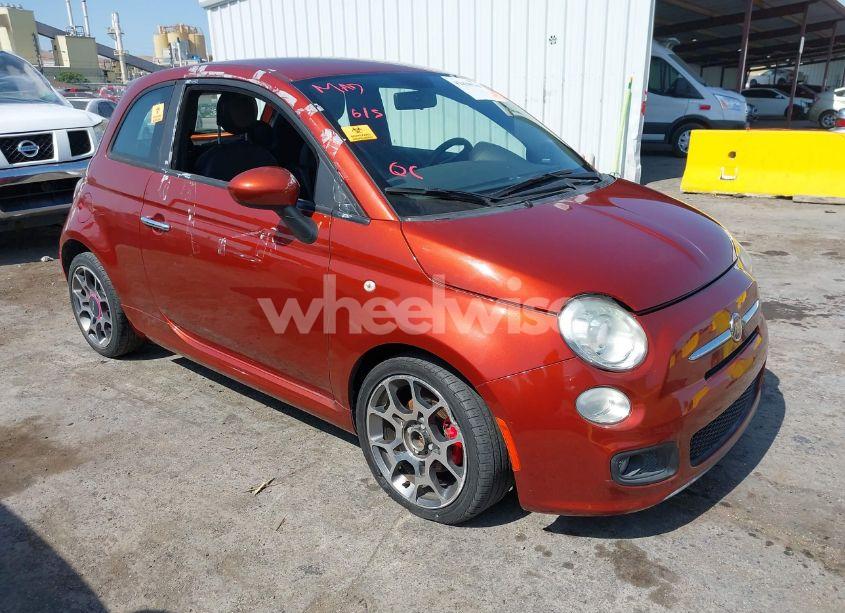 2012 Fiat 500 SPORT (VIN 3C3CFFBR8CT109036) main photo