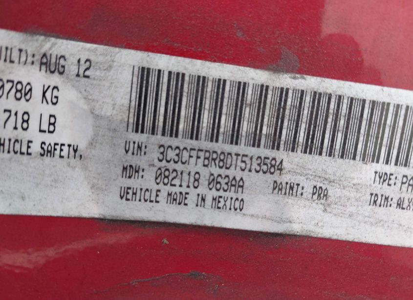 Photo 9 of 2013 Fiat 500 SPORT (VIN 3C3CFFBR8DT513584)