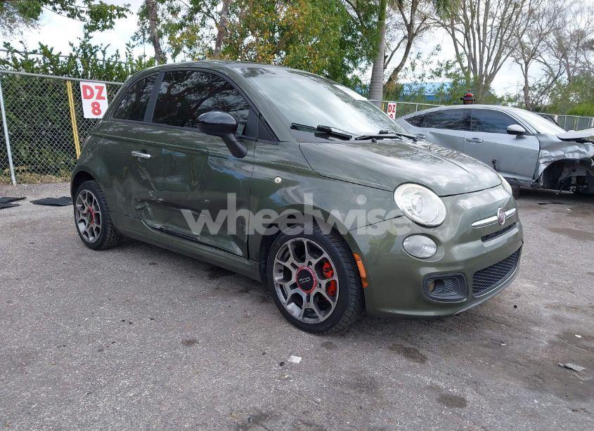 2013 Fiat 500 SPORT (VIN 3C3CFFBR9DT608655) main photo