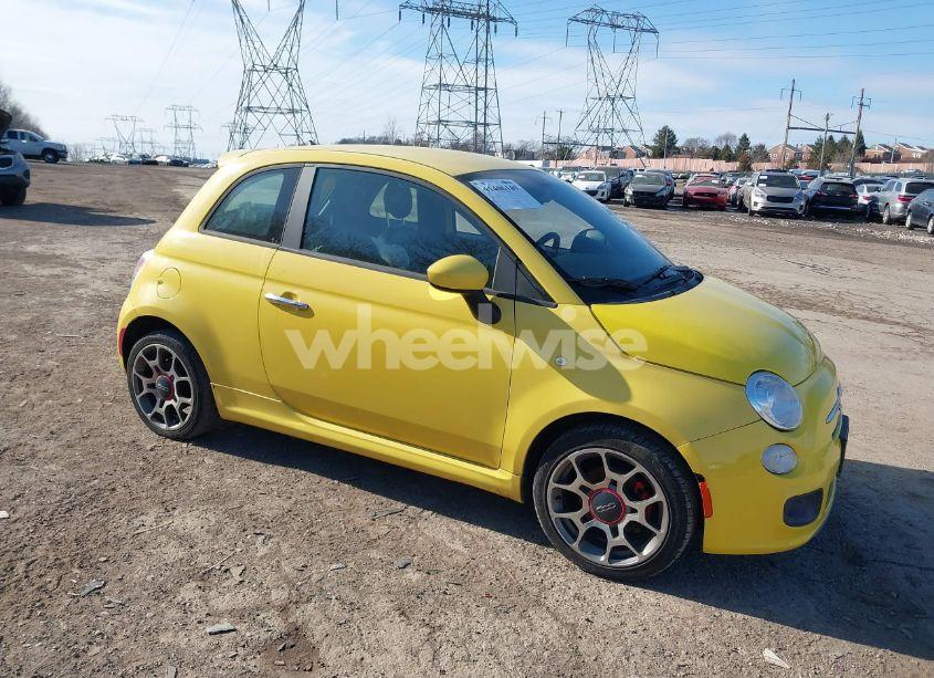 2013 Fiat 500 SPORT (VIN 3C3CFFBR9DT618697) main photo