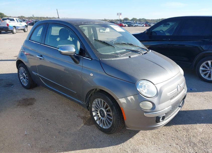 2012 Fiat 500 LOUNGE (VIN 3C3CFFCR1CT117624) main photo