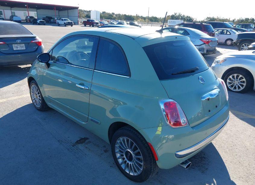 Photo 3 of 2012 Fiat 500 LOUNGE (VIN 3C3CFFCR1CT385024)