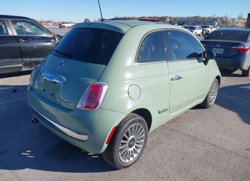 Photo 4 of 2012 Fiat 500 LOUNGE (VIN 3C3CFFCR1CT385024)