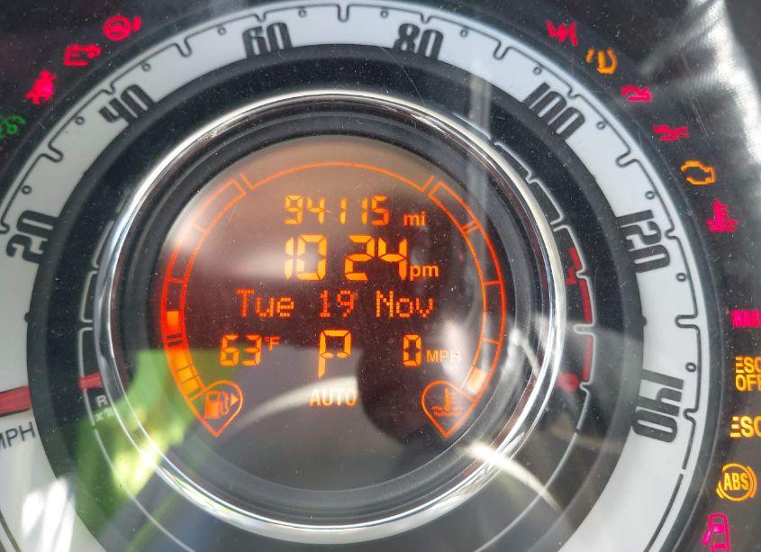 Photo 7 of 2012 Fiat 500 LOUNGE (VIN 3C3CFFCR1CT385024)