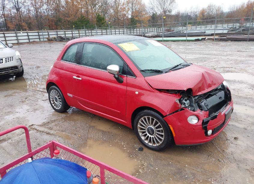 2012 Fiat 500 LOUNGE (VIN 3C3CFFCR2CT316276) main photo