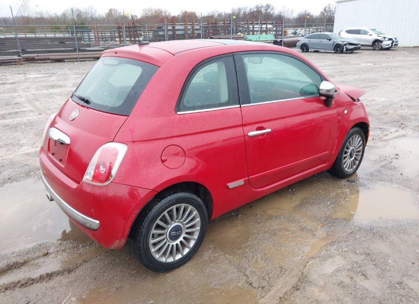 Photo 4 of 2012 Fiat 500 LOUNGE (VIN 3C3CFFCR2CT316276)