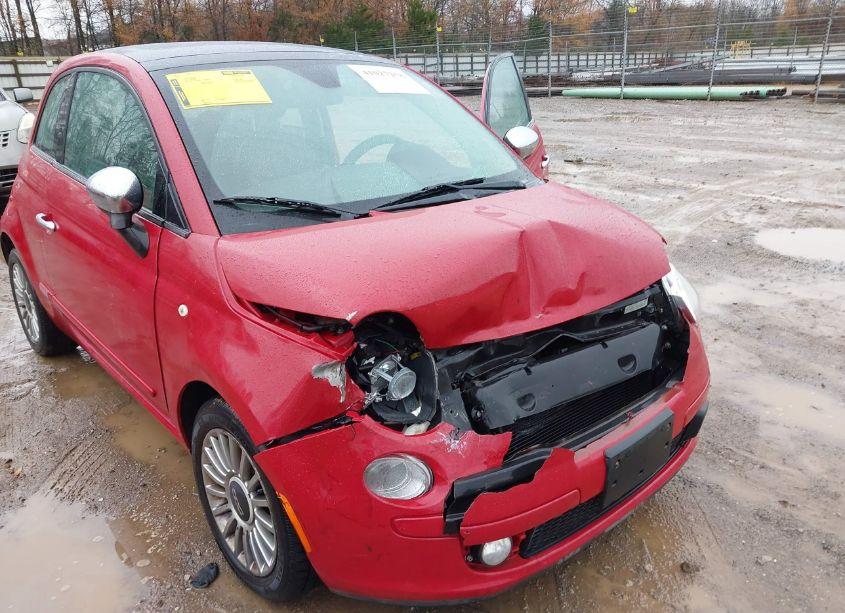 Photo 6 of 2012 Fiat 500 LOUNGE (VIN 3C3CFFCR2CT316276)