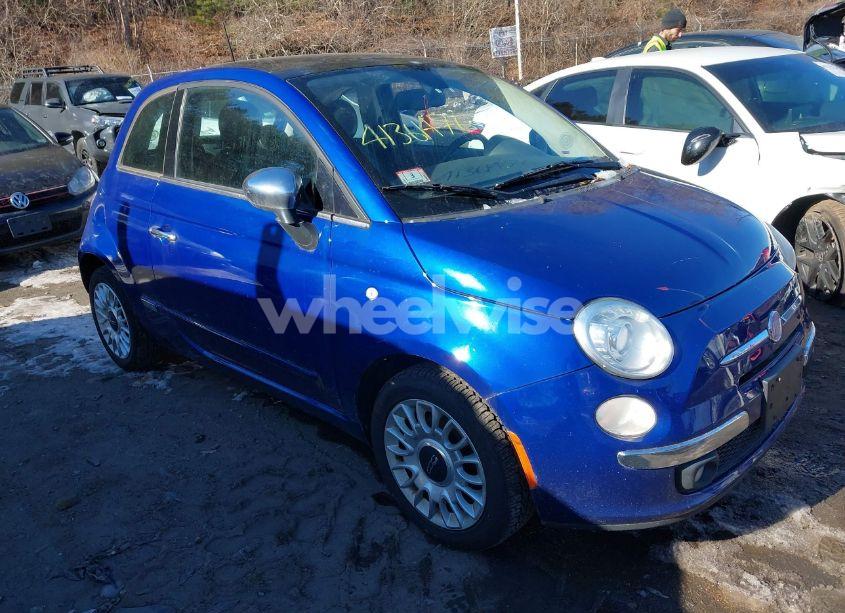 2013 Fiat 500 LOUNGE (VIN 3C3CFFCR4DT512978) main photo