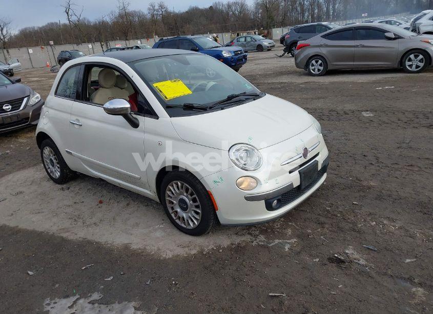2013 Fiat 500 LOUNGE (VIN 3C3CFFCR6DT516000) main photo