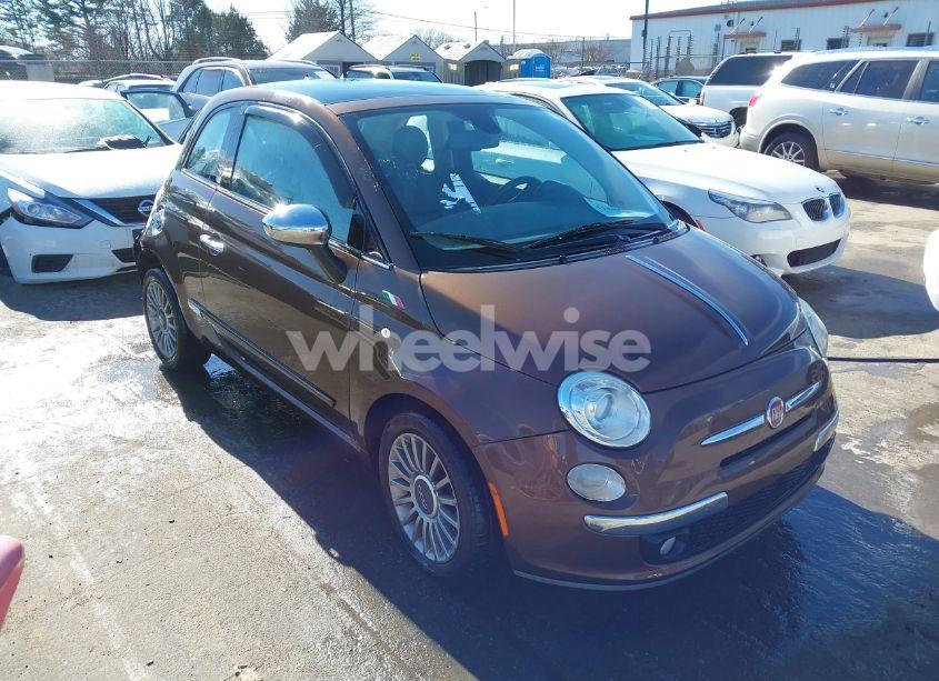 2013 Fiat 500 LOUNGE (VIN 3C3CFFCR8DT603221) main photo