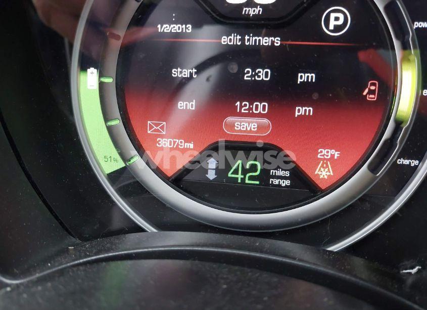 Photo 12 of 2013 Fiat 500e BATTERY ELECTRIC (VIN 3C3CFFGE1DT750990)