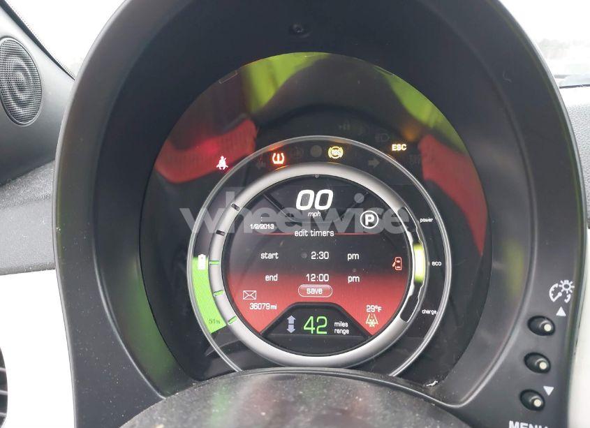 Photo 7 of 2013 Fiat 500e BATTERY ELECTRIC (VIN 3C3CFFGE1DT750990)