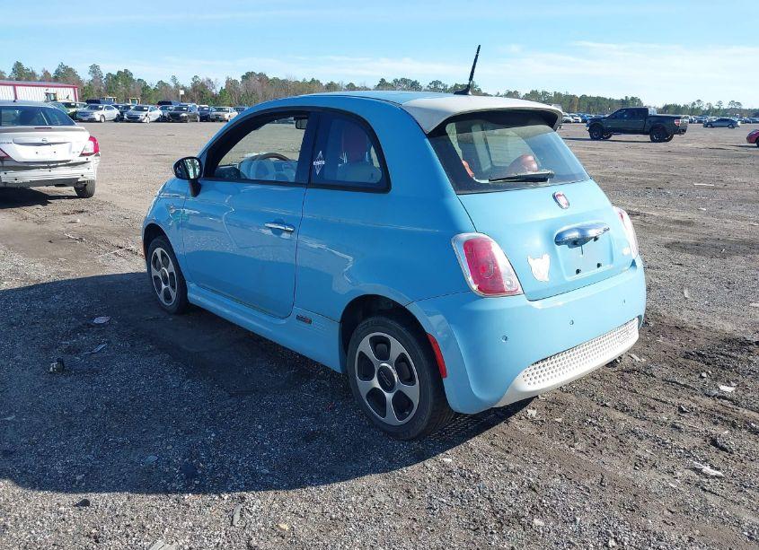 Photo 3 of 2015 Fiat 500e BATTERY ELECTRIC (VIN 3C3CFFGE6FT642397)