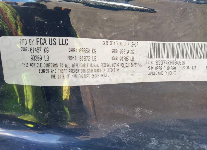 Photo 9 of 2017 Fiat 500 POP (VIN 3C3CFFKR3HT600816)