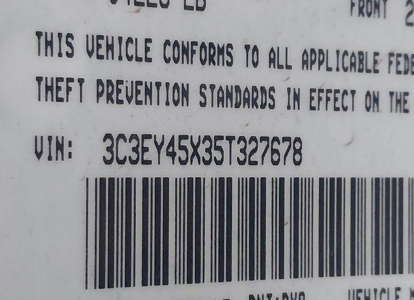 Photo 9 of 2005 Chrysler Pt CRUISER (VIN 3C3EY45X35T327678)