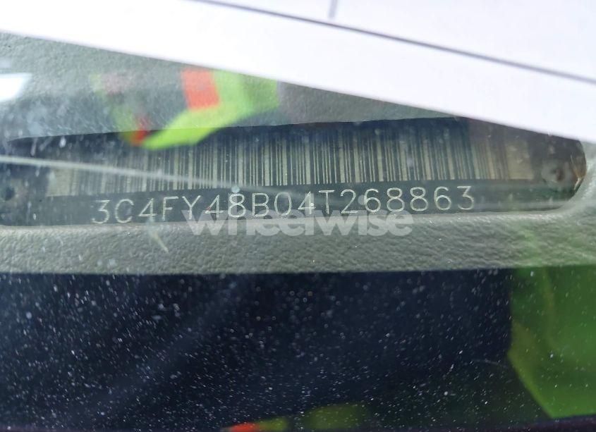 Photo 9 of 2004 Chrysler Pt CRUISER (VIN 3C4FY48B04T268863)