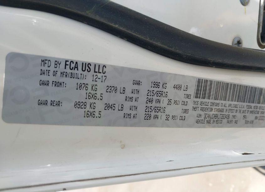 Photo 9 of 2018 Jeep Compass SPORT FWD (VIN 3C4NJCAB0JT263436)