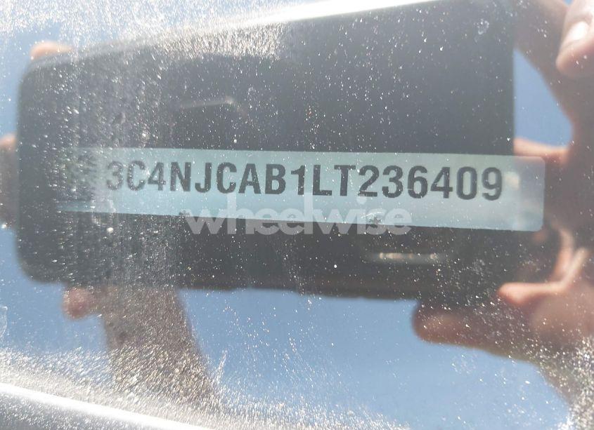 Photo 9 of 2020 Jeep Compass SPORT FWD (VIN 3C4NJCAB1LT236409)