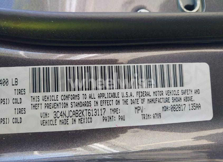 Photo 9 of 2019 Jeep Compass SPORT FWD (VIN 3C4NJCAB2KT613117)