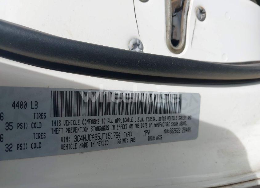 Photo 9 of 2018 Jeep Compass SPORT FWD (VIN 3C4NJCAB5JT151764)