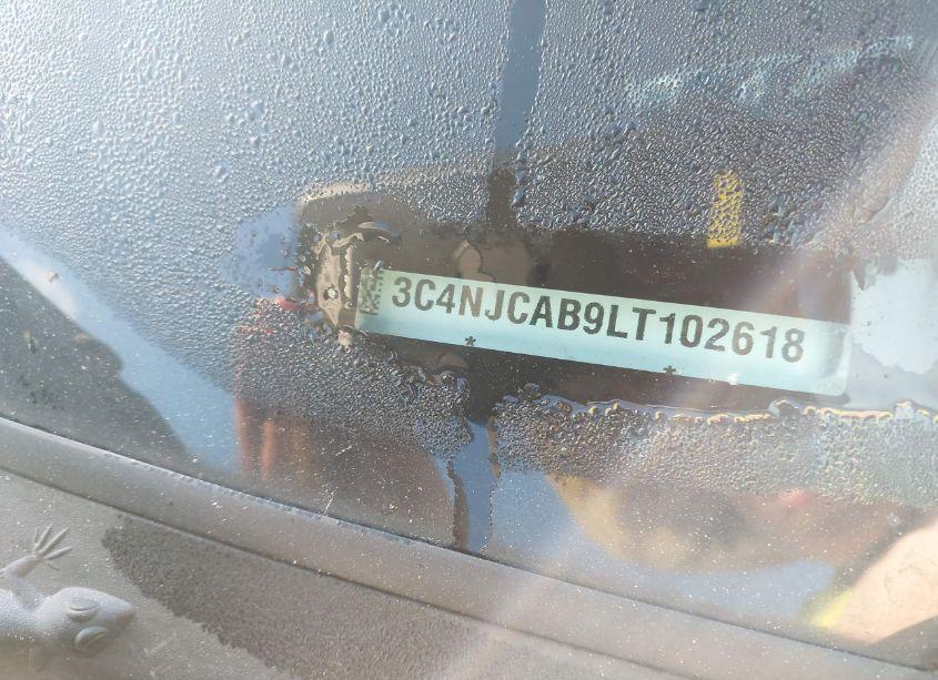 Photo 9 of 2020 Jeep Compass SPORT FWD (VIN 3C4NJCAB9LT102618)