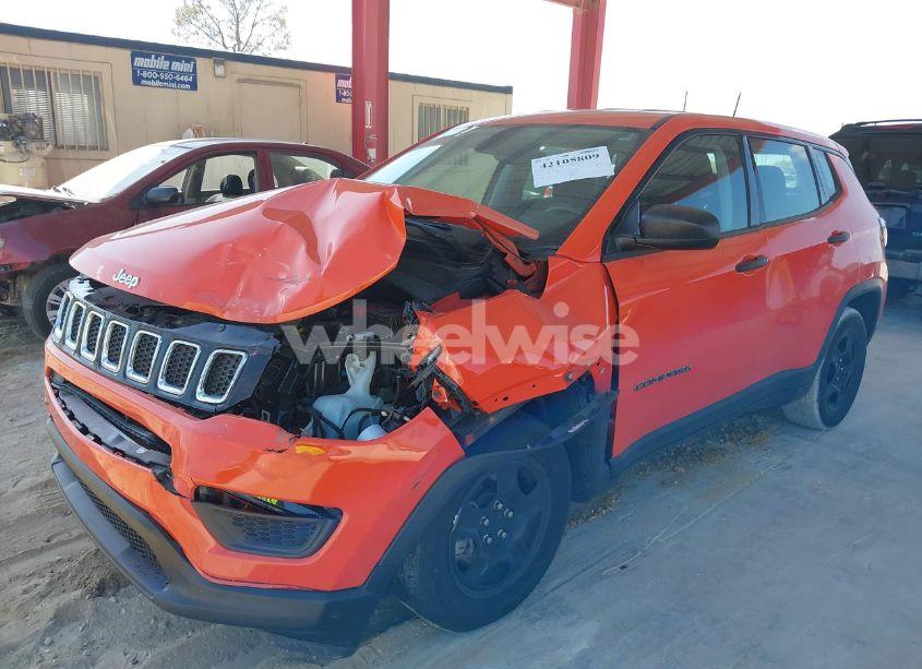 Photo 2 of 2021 Jeep Compass SPORT FWD (VIN 3C4NJCAB9MT505256)