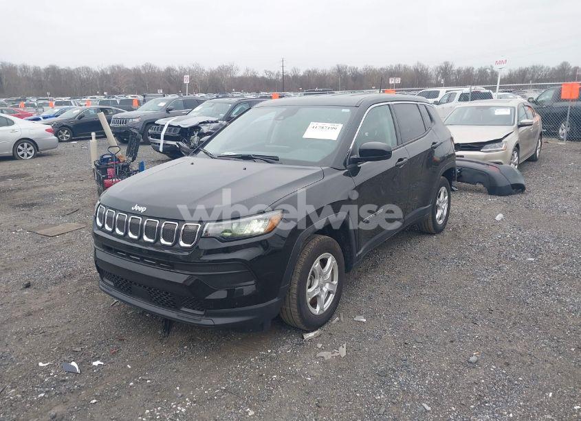 Photo 2 of 2022 Jeep Compass SPORT FWD (VIN 3C4NJCAB9NT213978)