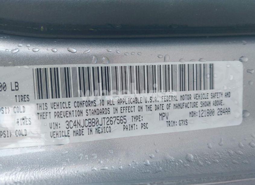 Photo 9 of 2018 Jeep Compass LATITUDE FWD (VIN 3C4NJCBB0JT267565)