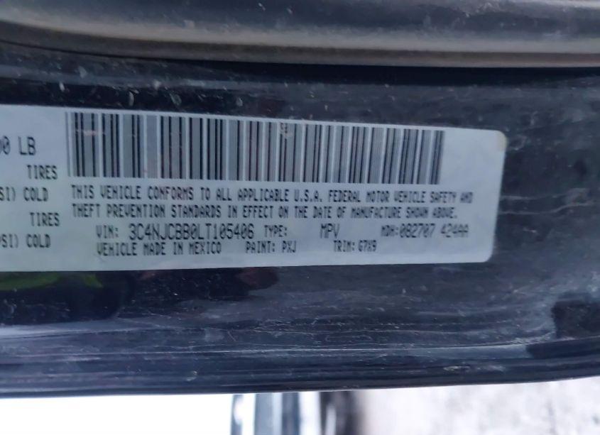 Photo 9 of 2020 Jeep Compass LATITUDE FWD (VIN 3C4NJCBB0LT105406)