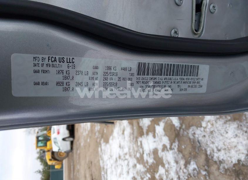 Photo 8 of 2019 Jeep Compass ALTITUDE FWD (VIN 3C4NJCBB1KT815185)