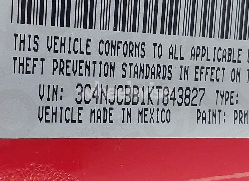 Photo 9 of 2019 Jeep Compass SUN AND WHEEL FWD (VIN 3C4NJCBB1KT843827)