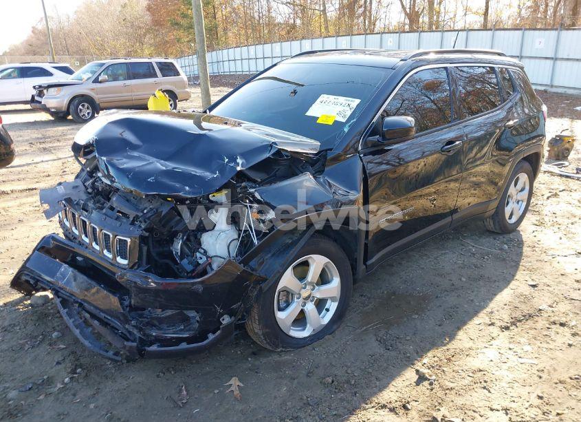 Photo 2 of 2021 Jeep Compass LATITUDE FWD (VIN 3C4NJCBB1MT592696)