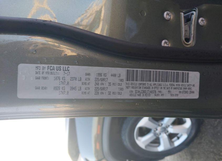 Photo 9 of 2018 Jeep Compass LATITUDE FWD (VIN 3C4NJCBB2JT140378)