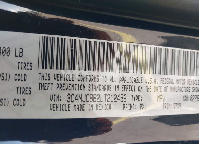 Photo 9 of 2020 Jeep Compass LATITUDE FWD (VIN 3C4NJCBB2LT212456)