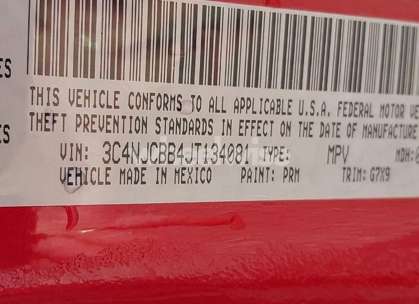 Photo 9 of 2018 Jeep Compass LATITUDE FWD (VIN 3C4NJCBB4JT134081)