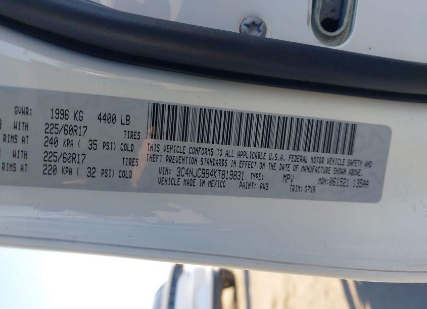 Photo 9 of 2019 Jeep Compass LATITUDE FWD (VIN 3C4NJCBB4KT819831)